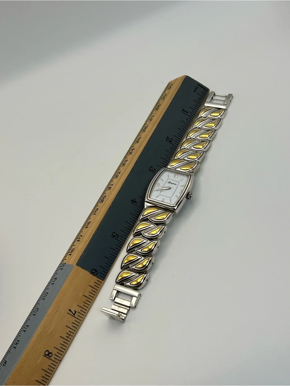 Brighton Coconut Grove Watch Two-tone Gold & Silver Plated Chunky & Tin
